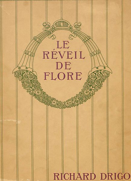 Frontispiece for the published piano reduction of The Awakening of Flora