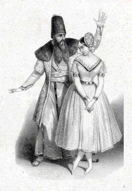 Pauline Leroux as Uriel (ca. 1840)