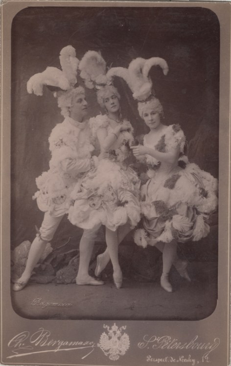 Pavel Gerdt, Vera Zhukova and Varvara Nikitina as Butterflies (1889)