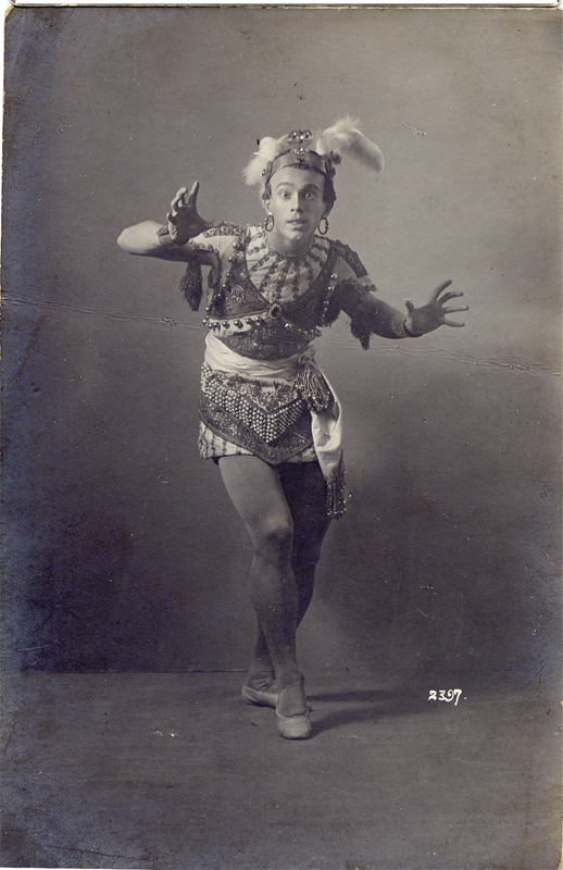 Vaslav Nijinsky as a slave (1908)