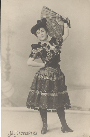 Matilda Kschessinskaya as Paquita (1895)