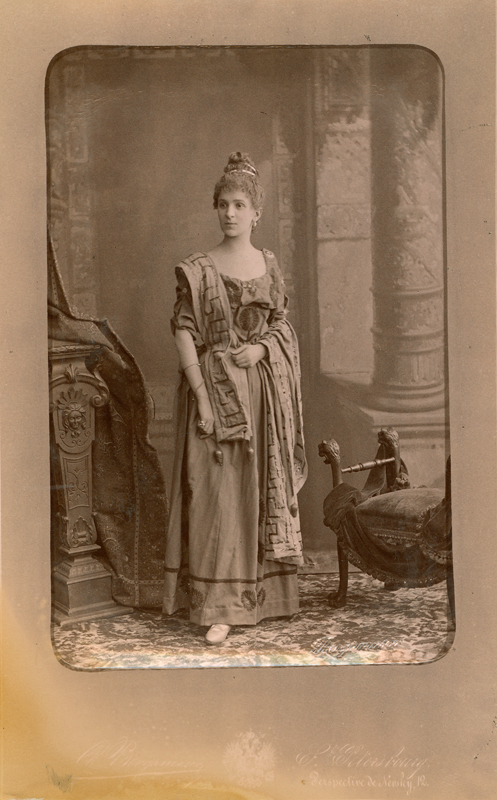Maria Egorova as a Roman woman (1888)