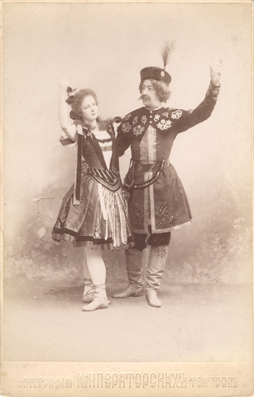 Ekaterina Geltser and Sergei Lukyanov in the Lithuanian Dance (1896)