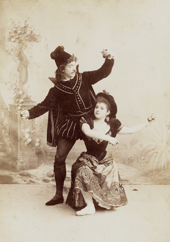 Alexander Shiryaev and Natalia Matveyeva in the Spanish Dance (1895)