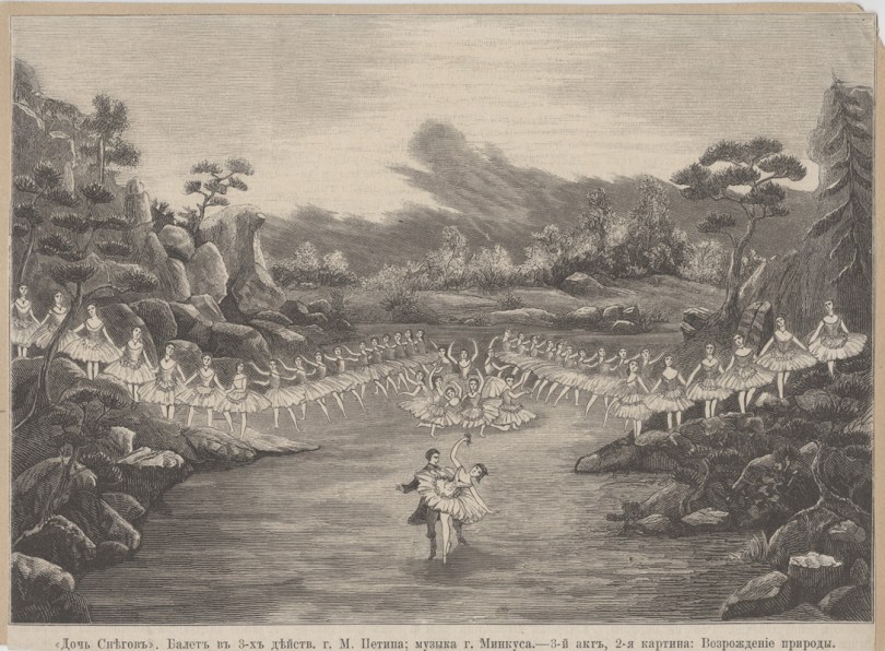 Lithograph of Act 3, scene 2 - "The Rebirth of Nature" (1879)