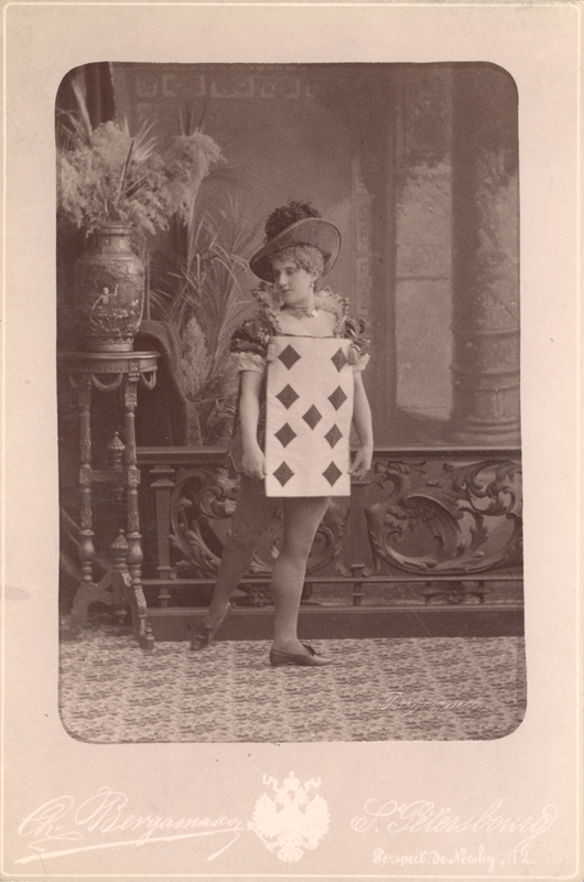 Elena Ogoleit as the Nine of Diamonds (1886)