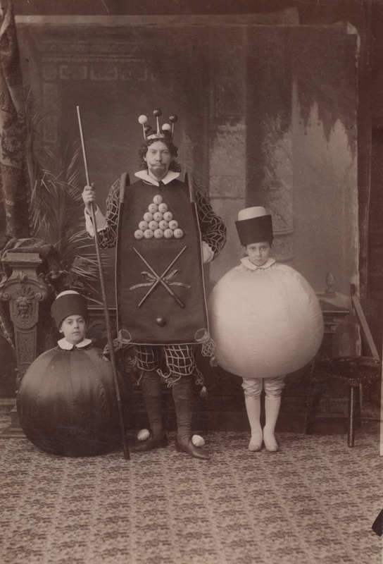 Nikolai Andreyev, Fedor Vasiliev and Ivan Aslin as Billiards (1886)