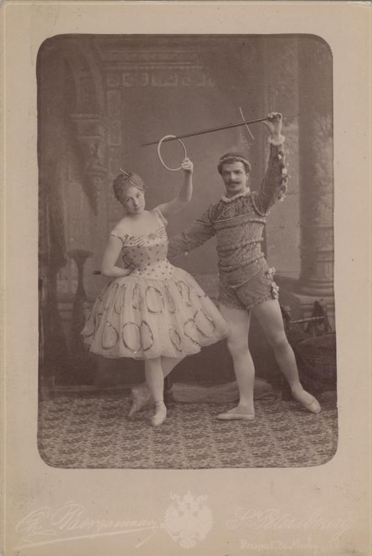 Vera Zhukova and Alfred Bekefi in the Dance of the Game of Hoops (1886)