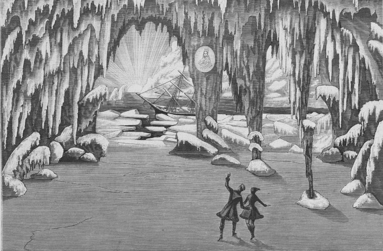 Lithograph of Act 2, the Kingdom of the Spirit of the Cold (1879)